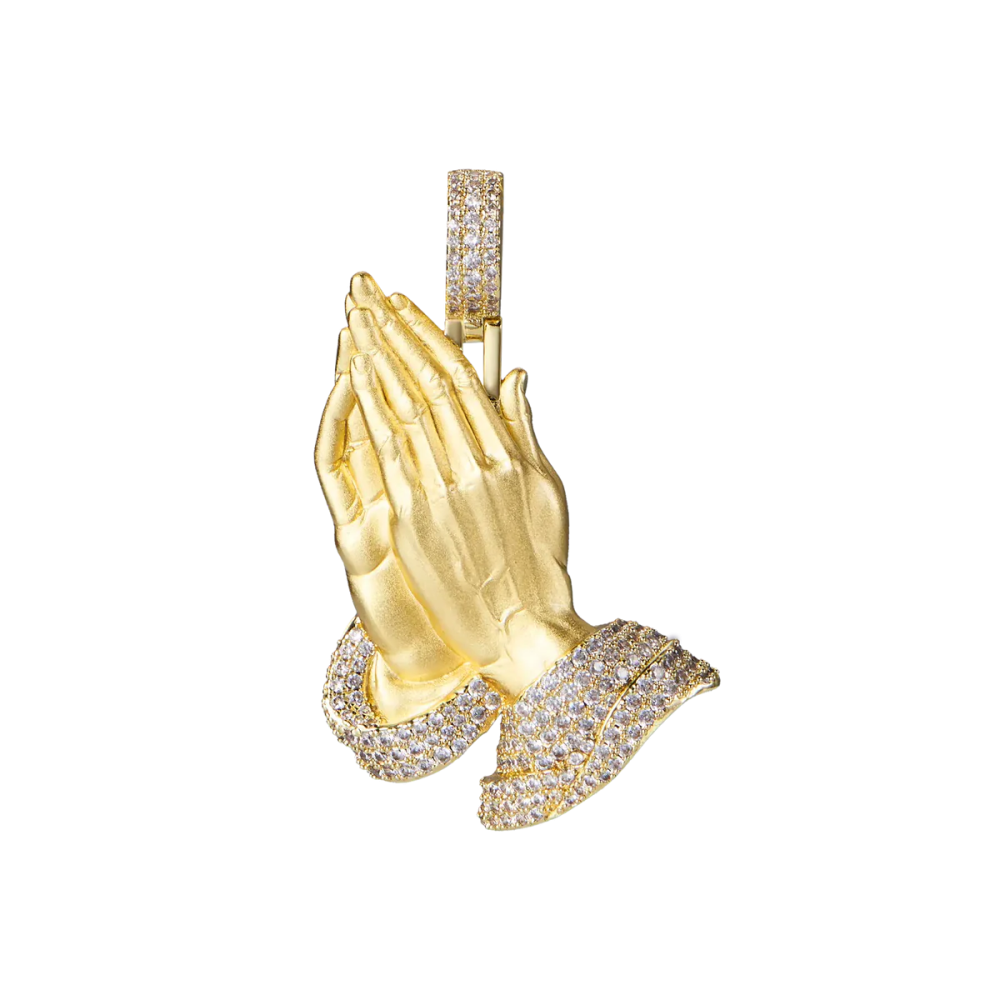 Фото и внешний вид — Подвеска Praying Hand с желтой позолотой